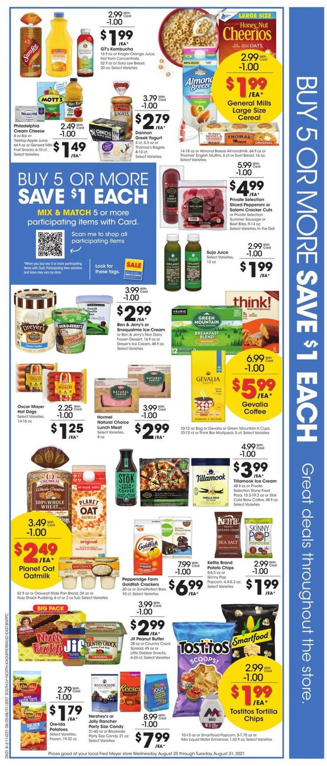 Fred Meyer Ad from 08/25/2021