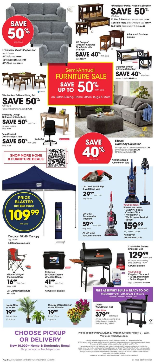 Fred Meyer Ad from 08/29/2021