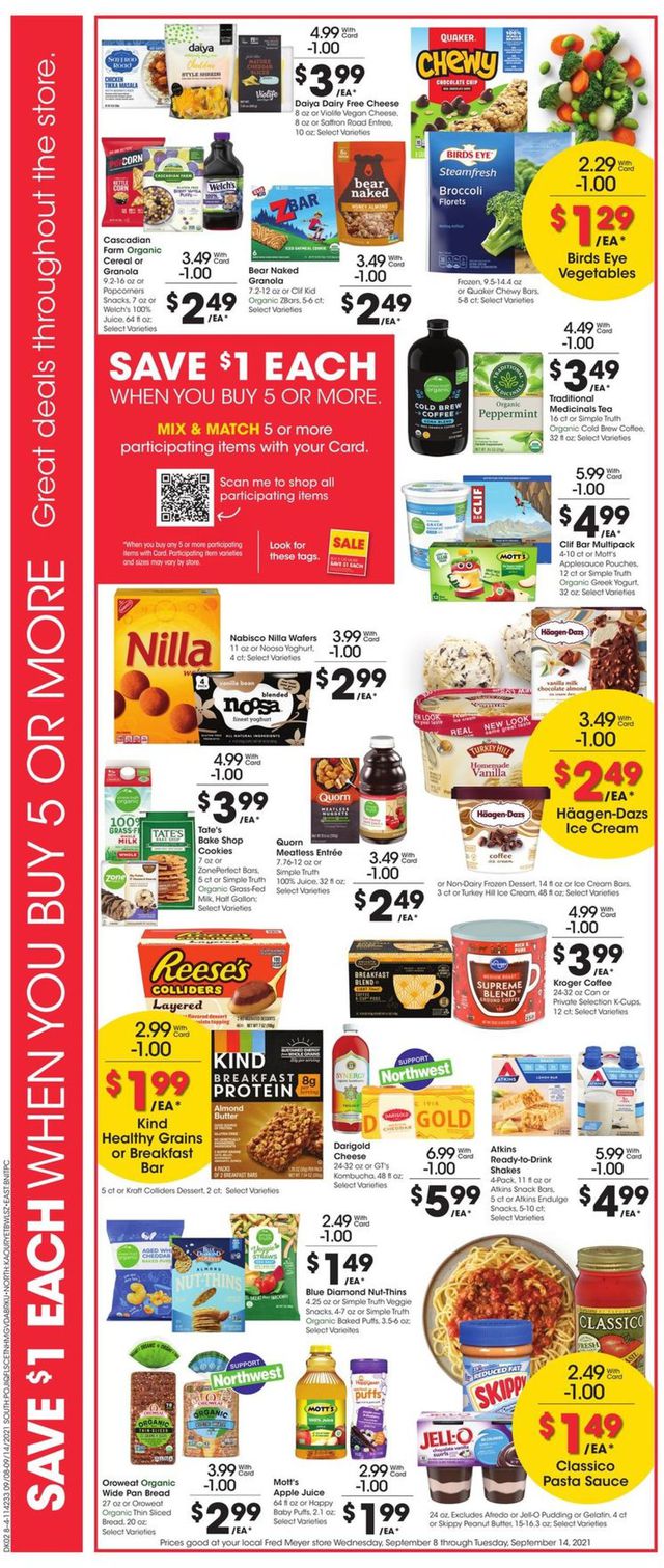 Fred Meyer Ad from 09/08/2021