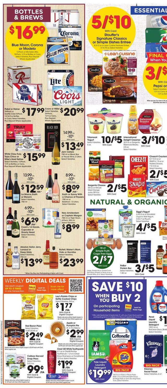 Fred Meyer Ad from 09/08/2021