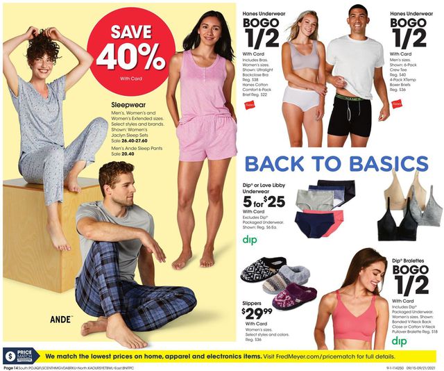 Fred Meyer Ad from 09/15/2021