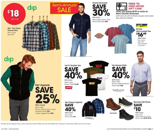 Fred Meyer Ad from 10/20/2021