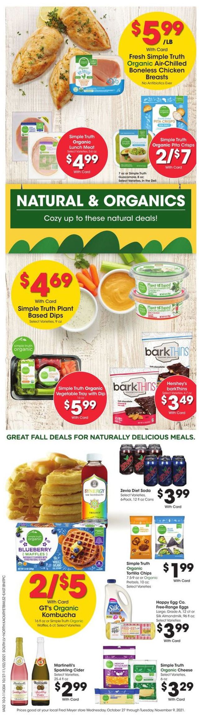 Fred Meyer Ad from 10/27/2021