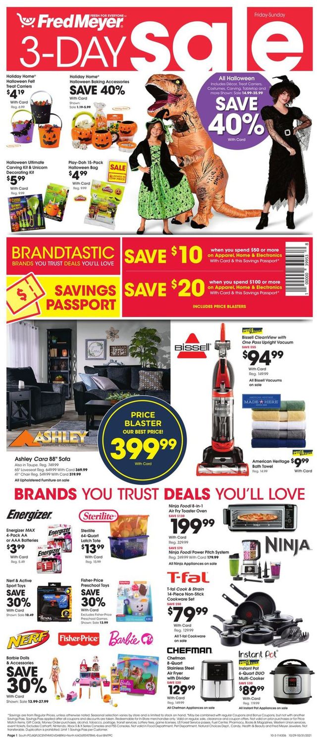 Fred Meyer Ad from 10/29/2021