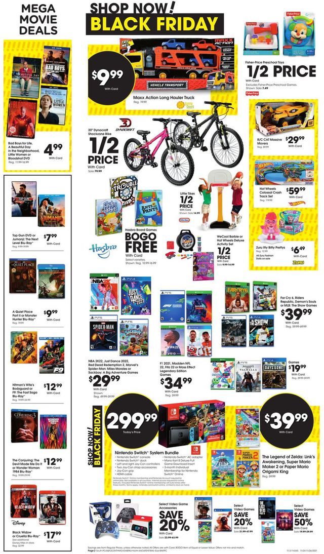 Fred Meyer Ad from 11/24/2021