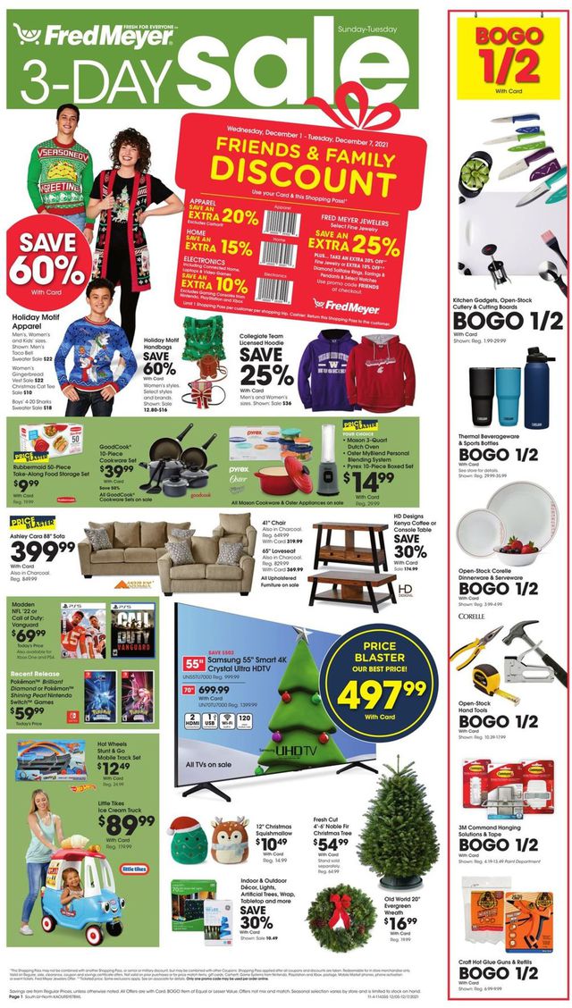 Fred Meyer Ad from 12/05/2021