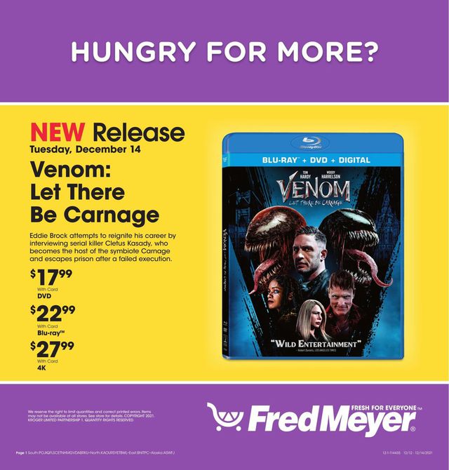 Fred Meyer Ad from 12/14/2021