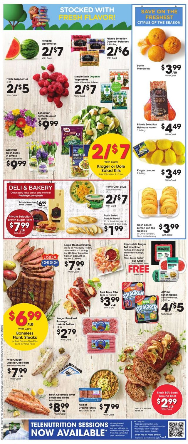 Fred Meyer Ad from 01/19/2022