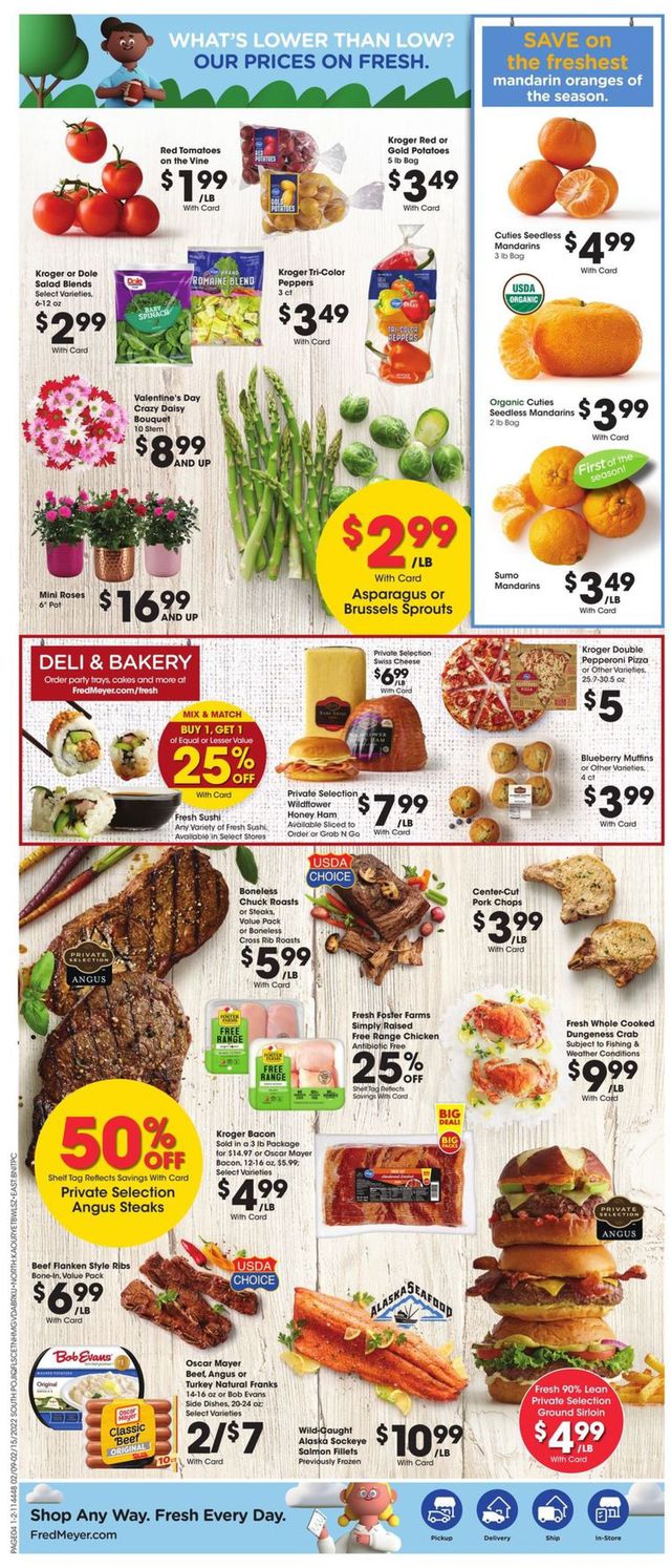 Fred Meyer Ad from 02/09/2022