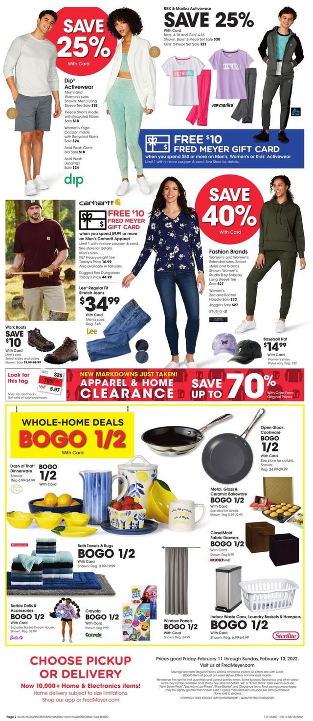 Fred Meyer Ad from 02/11/2022