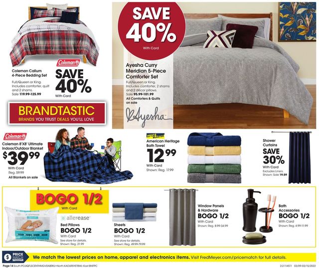 Fred Meyer Ad from 03/09/2022
