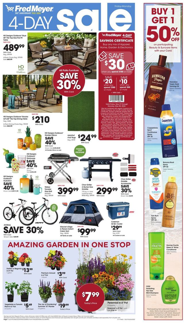 Fred Meyer Ad from 05/27/2022