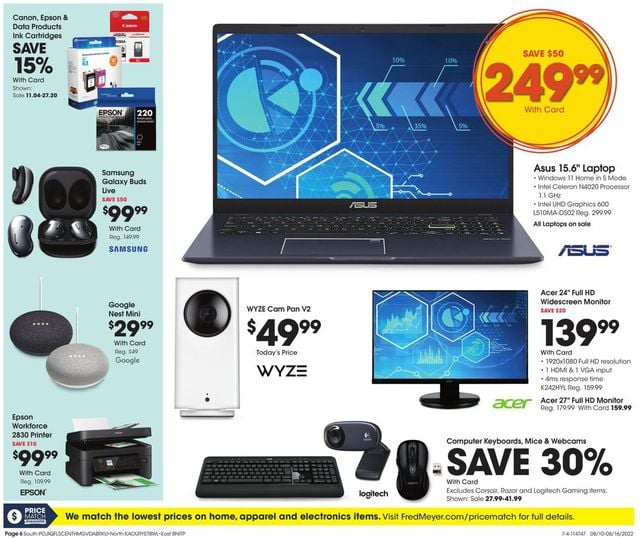 Fred Meyer Ad from 08/10/2022