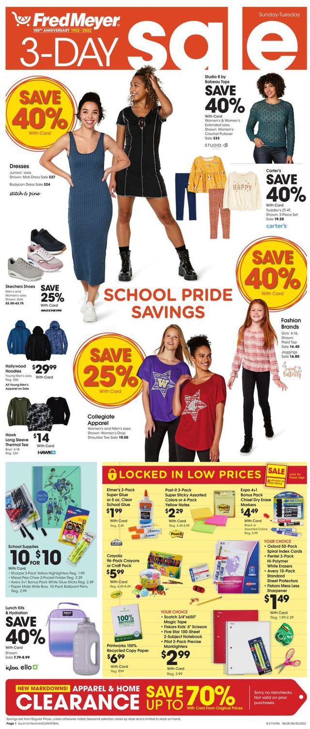 Fred Meyer Ad from 08/28/2022