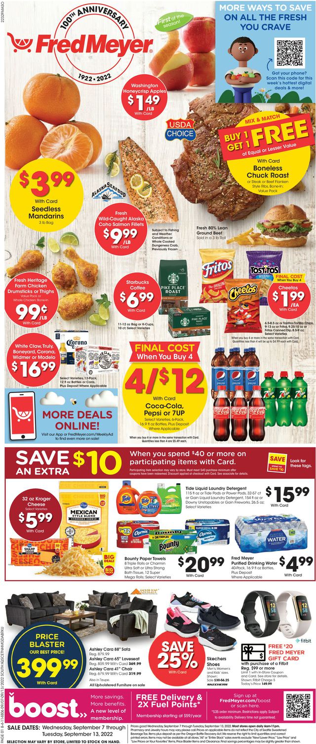 Fred Meyer Ad from 09/07/2022
