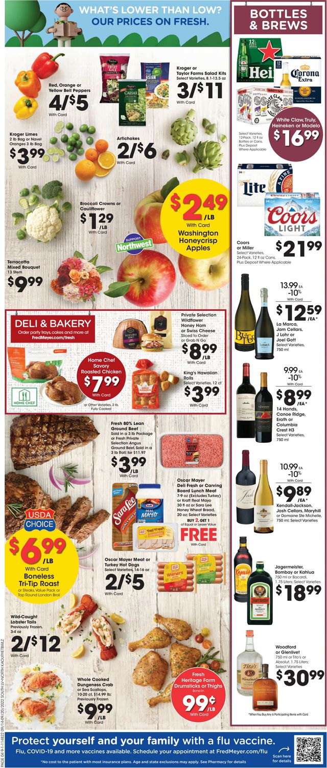Fred Meyer Ad from 09/14/2022