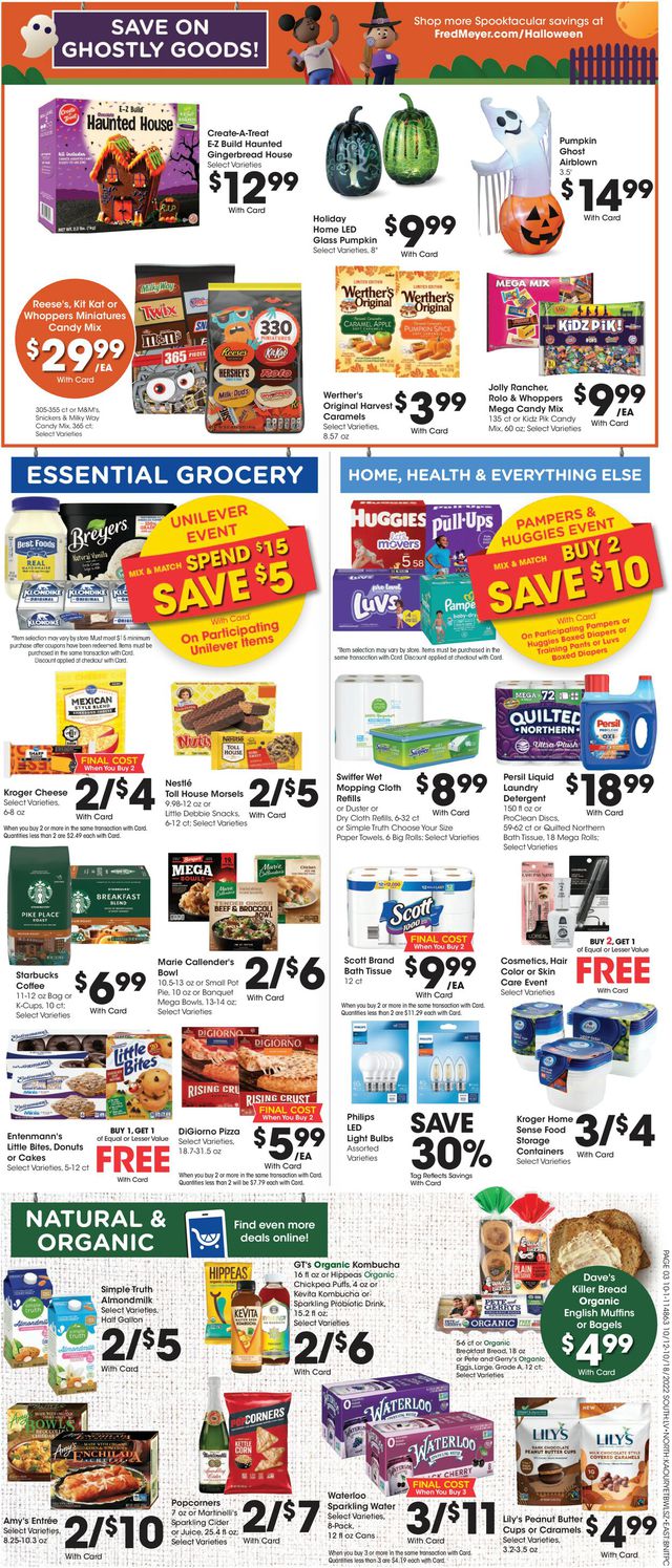 Fred Meyer Ad from 10/12/2022