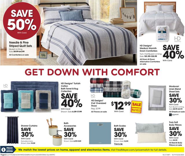 Fred Meyer Ad from 10/19/2022