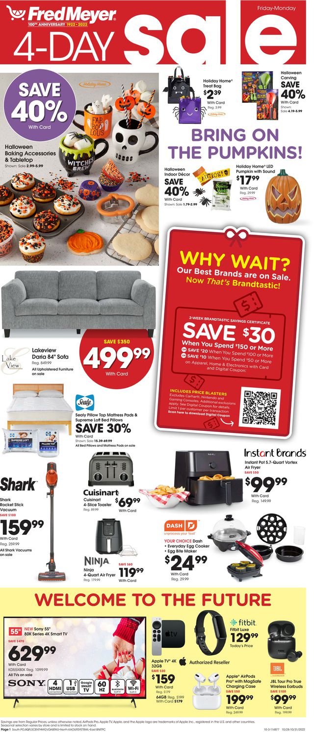 Fred Meyer Ad from 10/28/2022