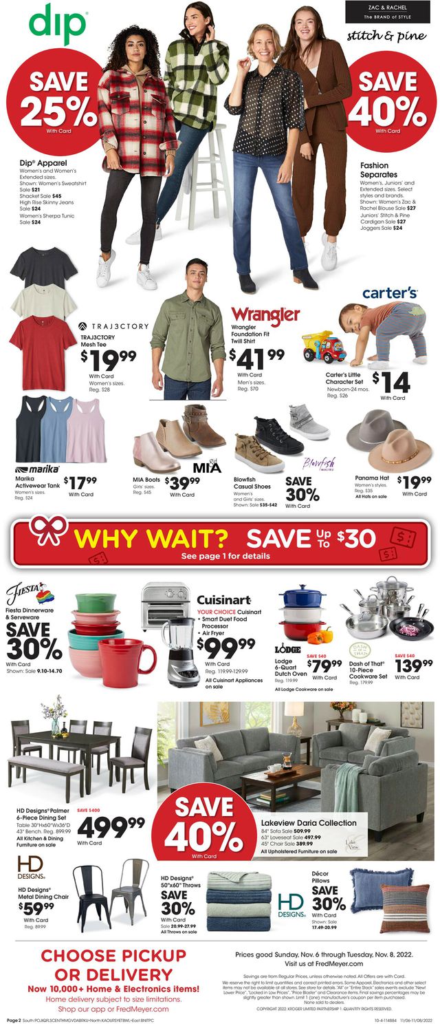 Fred Meyer Ad from 11/06/2022