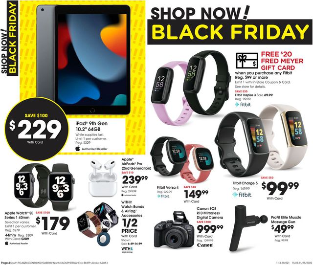 Fred Meyer Ad from 11/25/2022