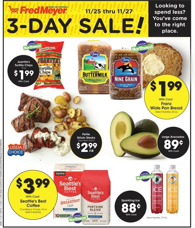 Fred Meyer Ad from 11/25/2022