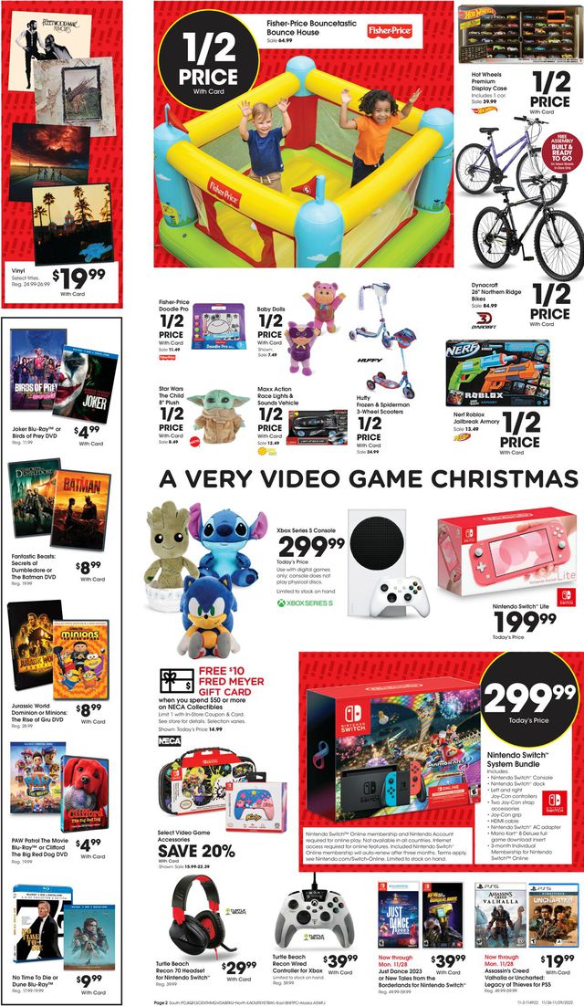 Fred Meyer Ad from 11/26/2022