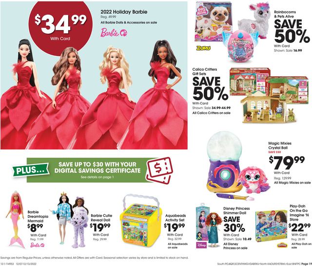 Fred Meyer Ad from 12/07/2022