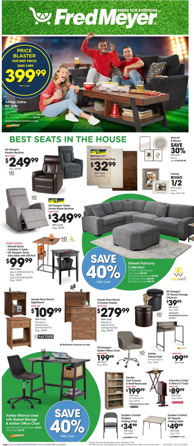 Fred Meyer Ad from 01/11/2023