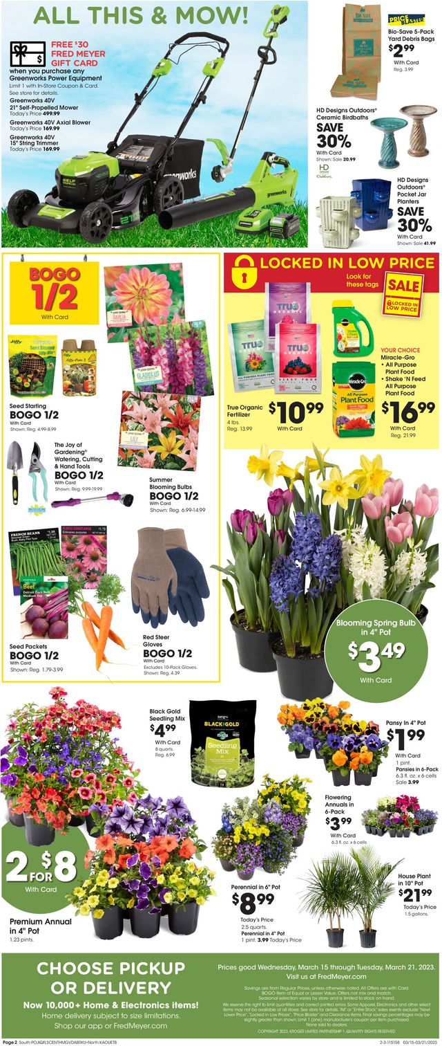 Fred Meyer Ad from 03/15/2023