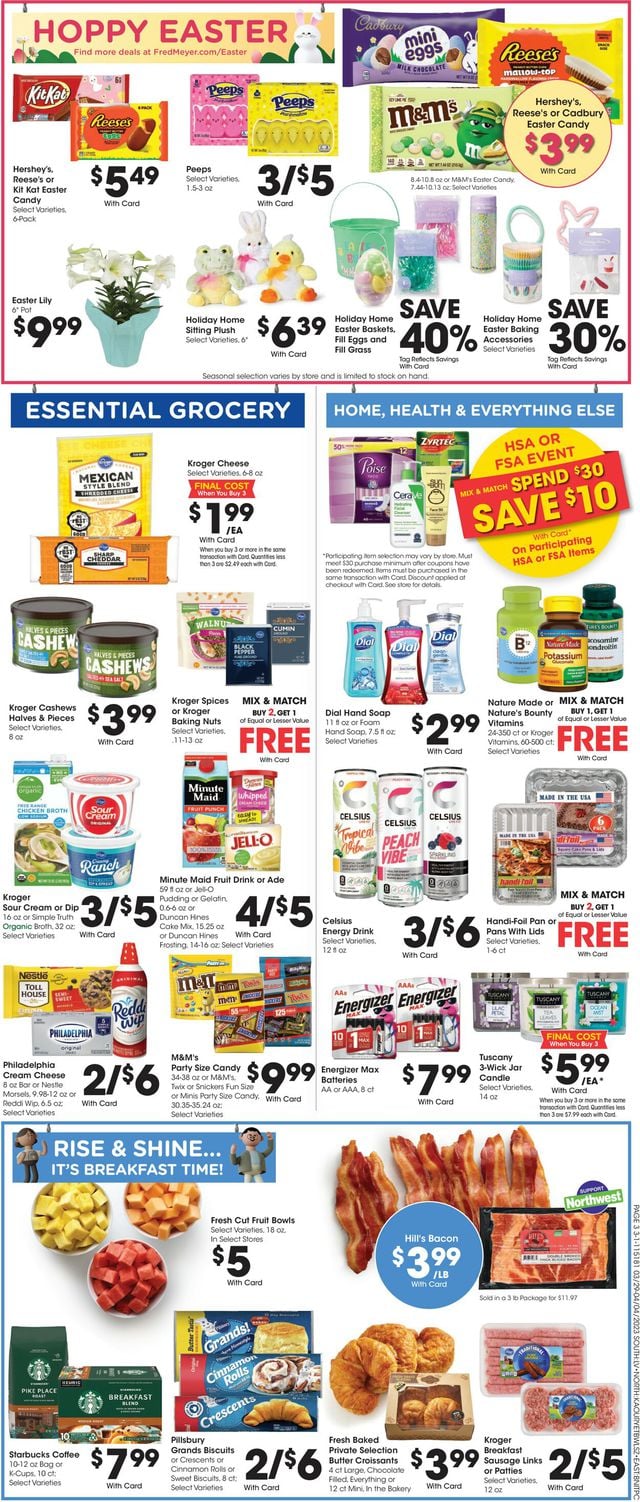 Fred Meyer Ad from 03/29/2023
