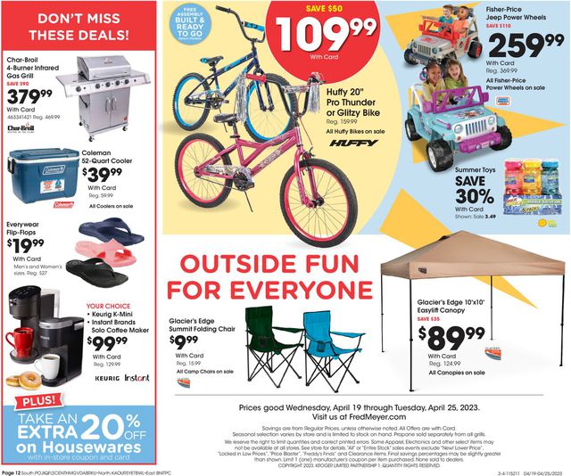 Fred Meyer Ad from 04/19/2023