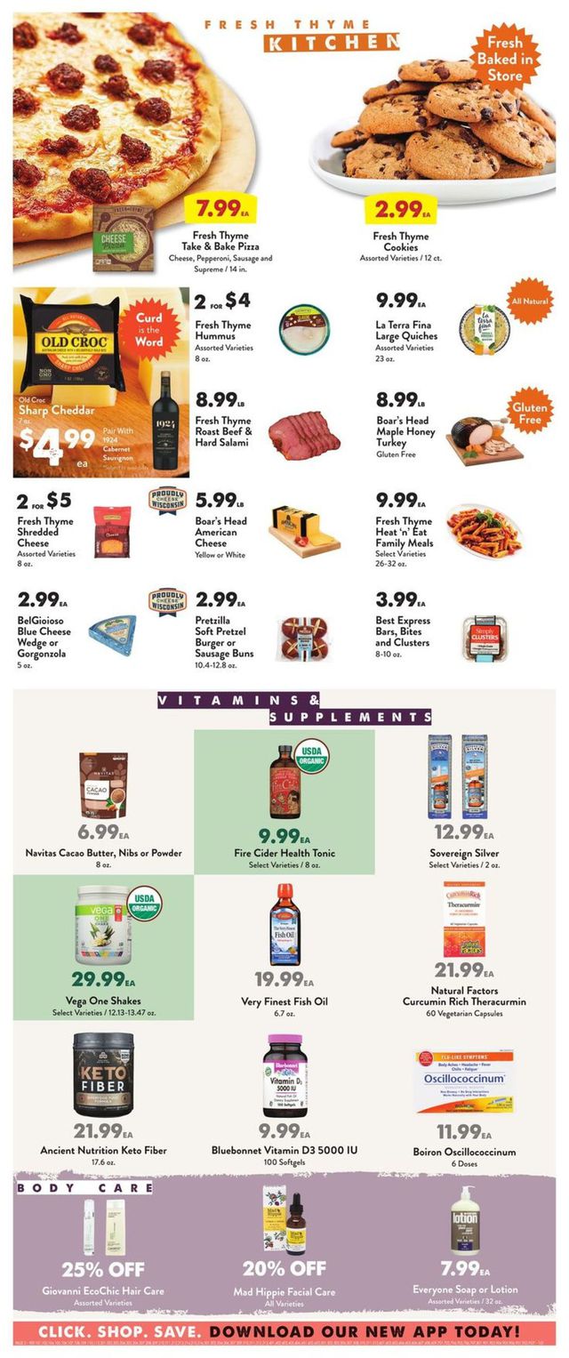 Fresh Thyme Ad from 10/23/2019