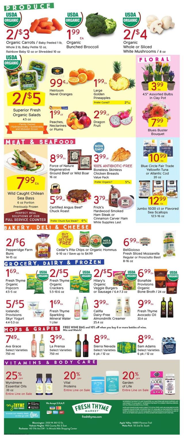 Fresh Thyme Ad from 01/27/2021