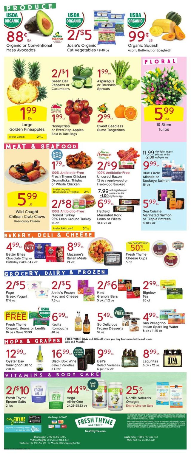 Fresh Thyme Ad from 02/24/2021