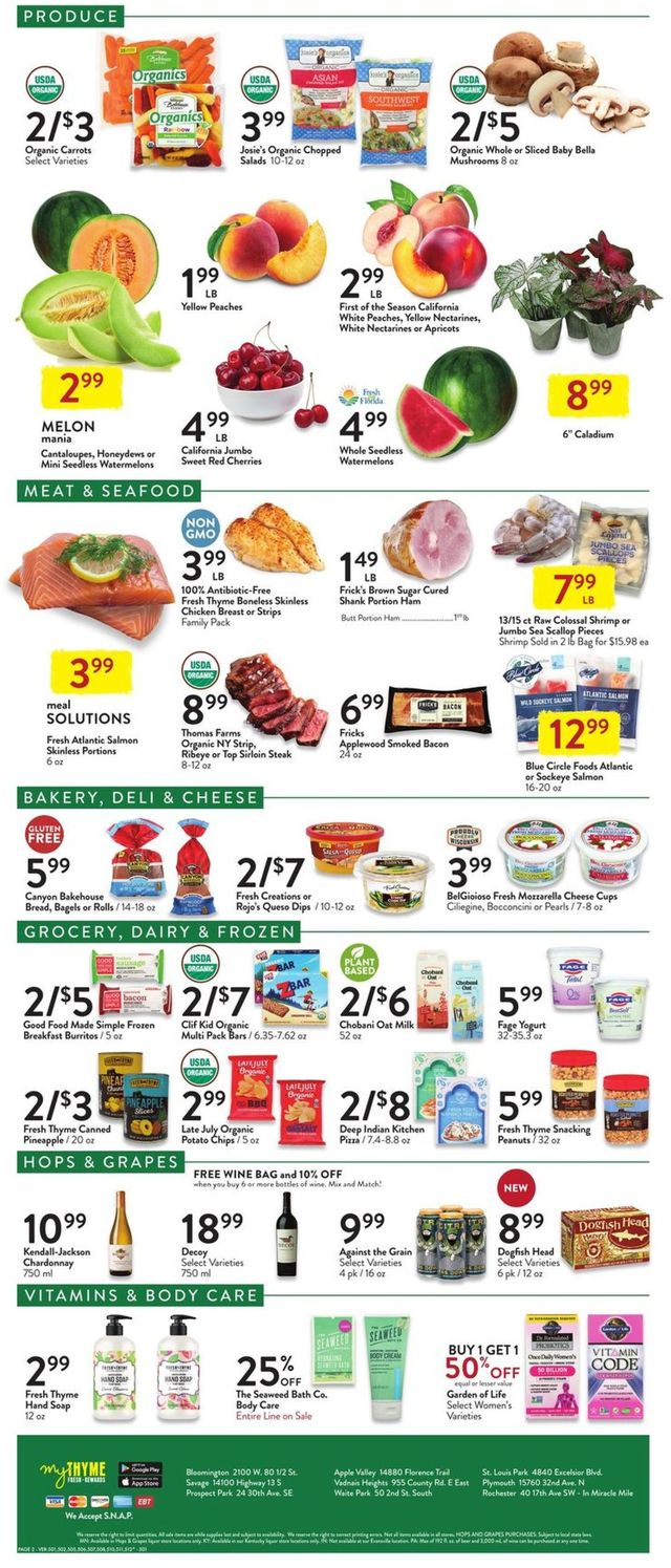 Fresh Thyme Ad from 05/19/2021
