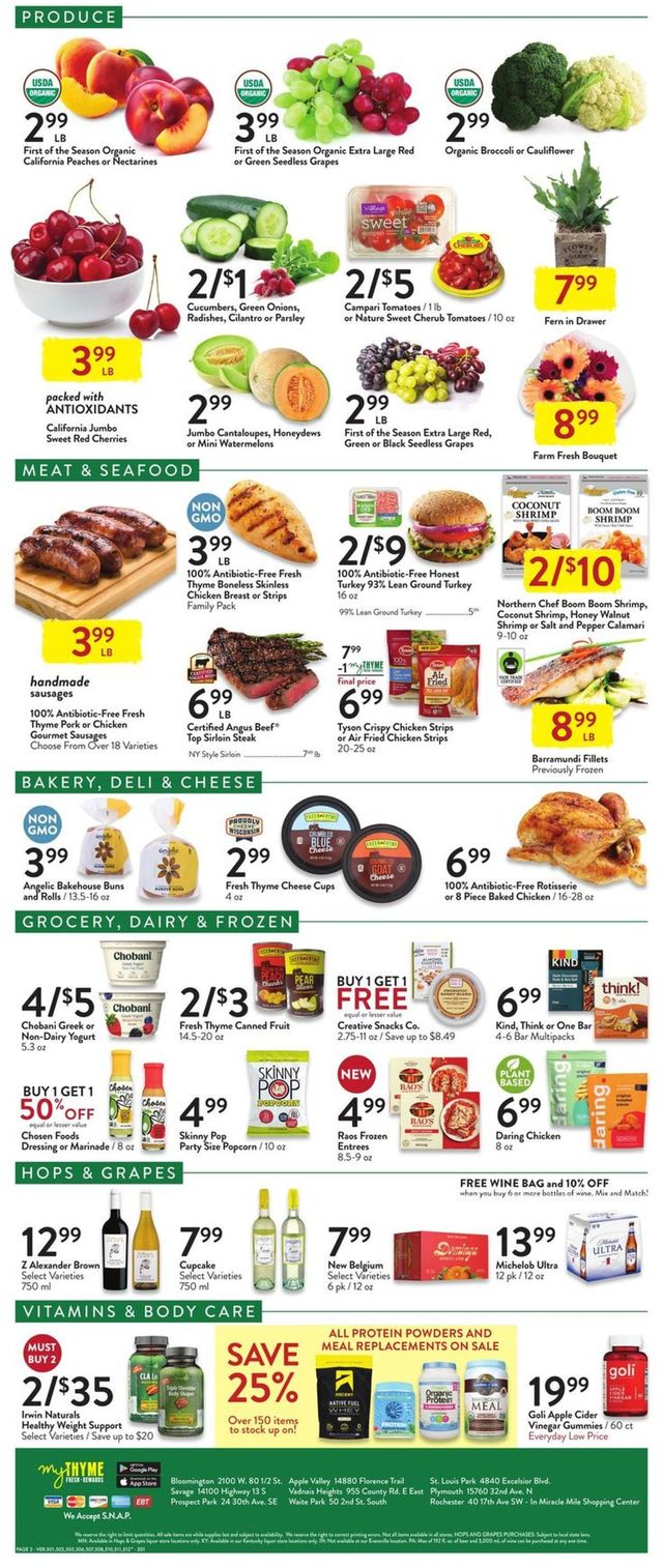 Fresh Thyme Ad from 06/02/2021