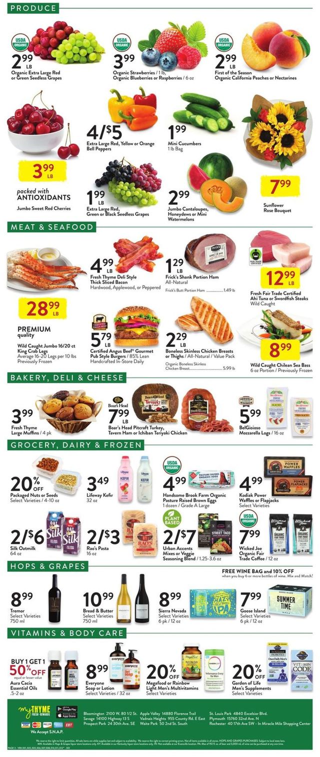 Fresh Thyme Ad from 06/16/2021
