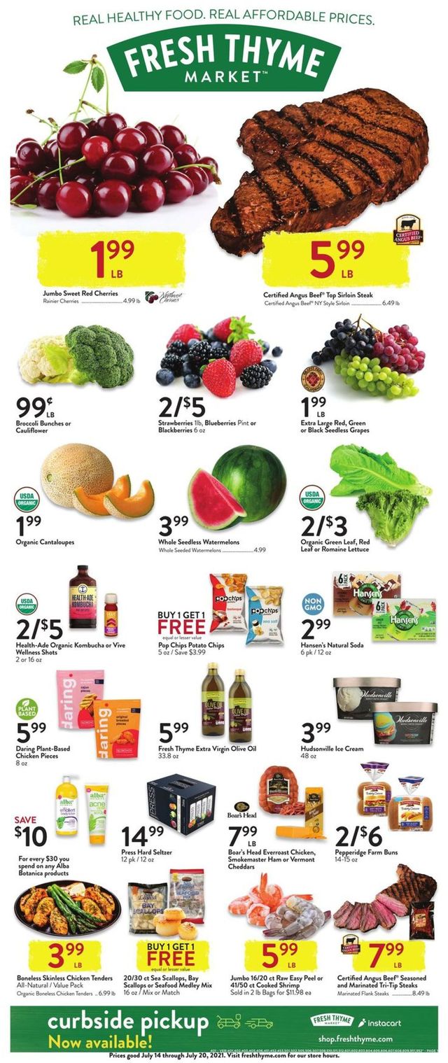 Fresh Thyme Ad from 07/14/2021