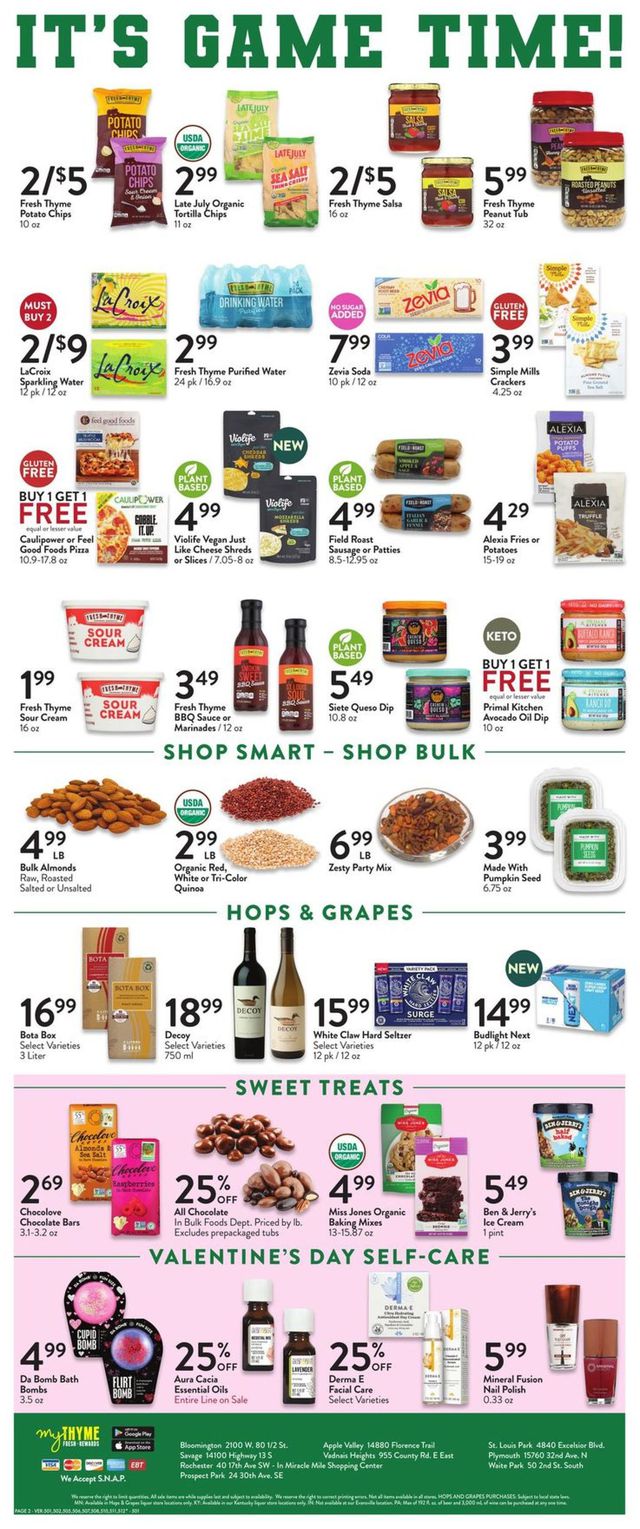 Fresh Thyme Ad from 02/09/2022
