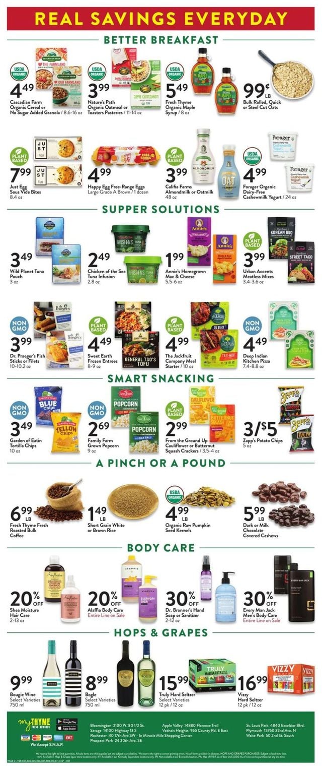 Fresh Thyme Ad from 02/23/2022