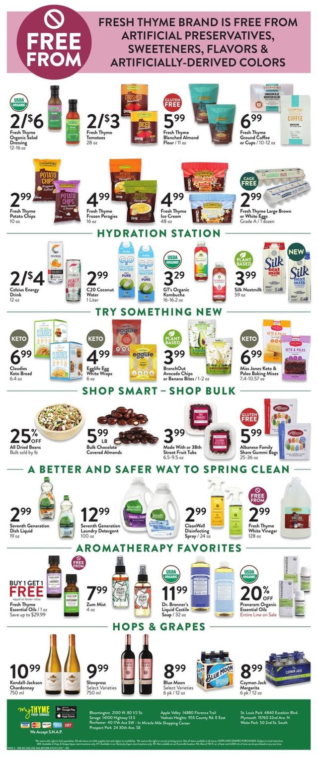 Fresh Thyme Ad from 03/30/2022