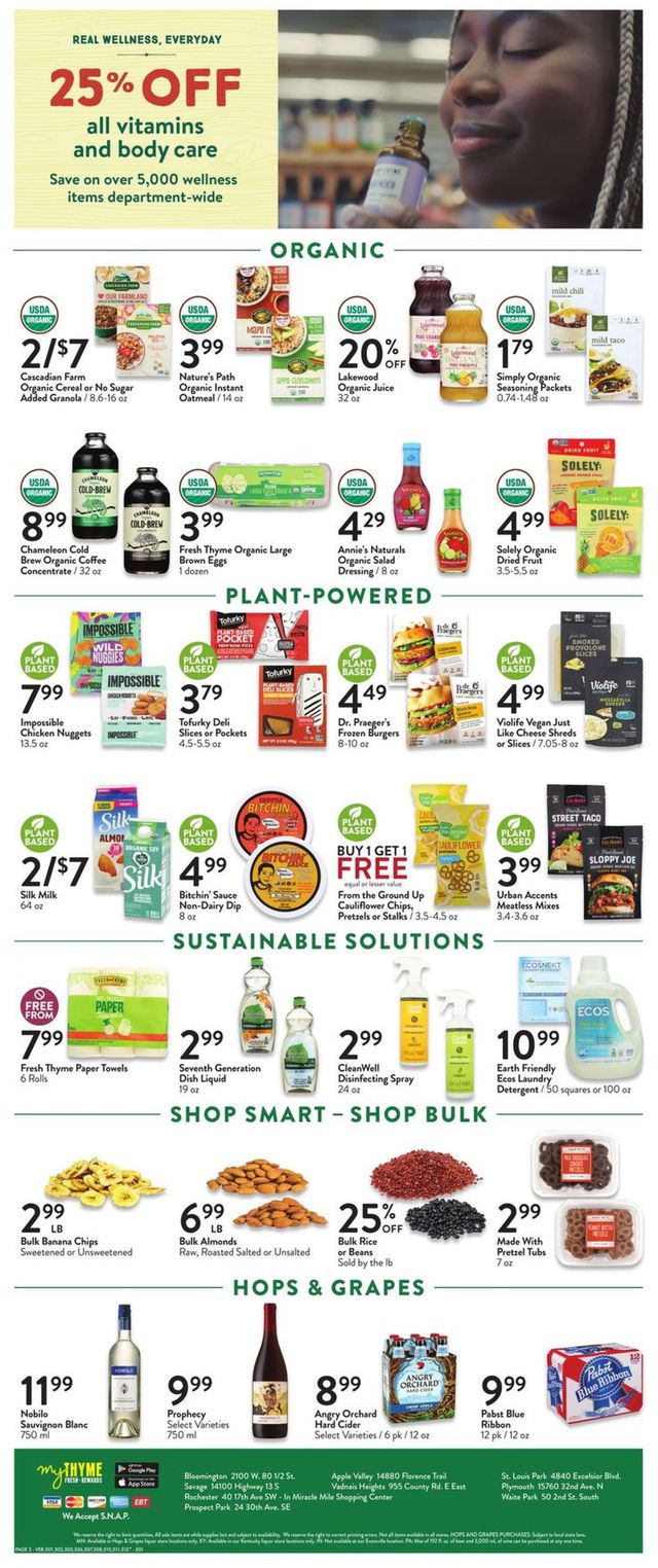 Fresh Thyme Ad from 04/20/2022