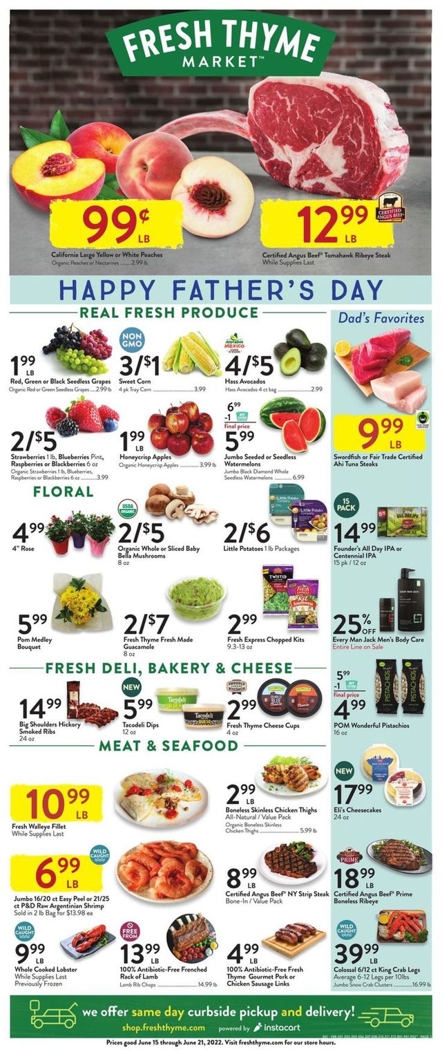 Fresh Thyme Ad from 06/15/2022