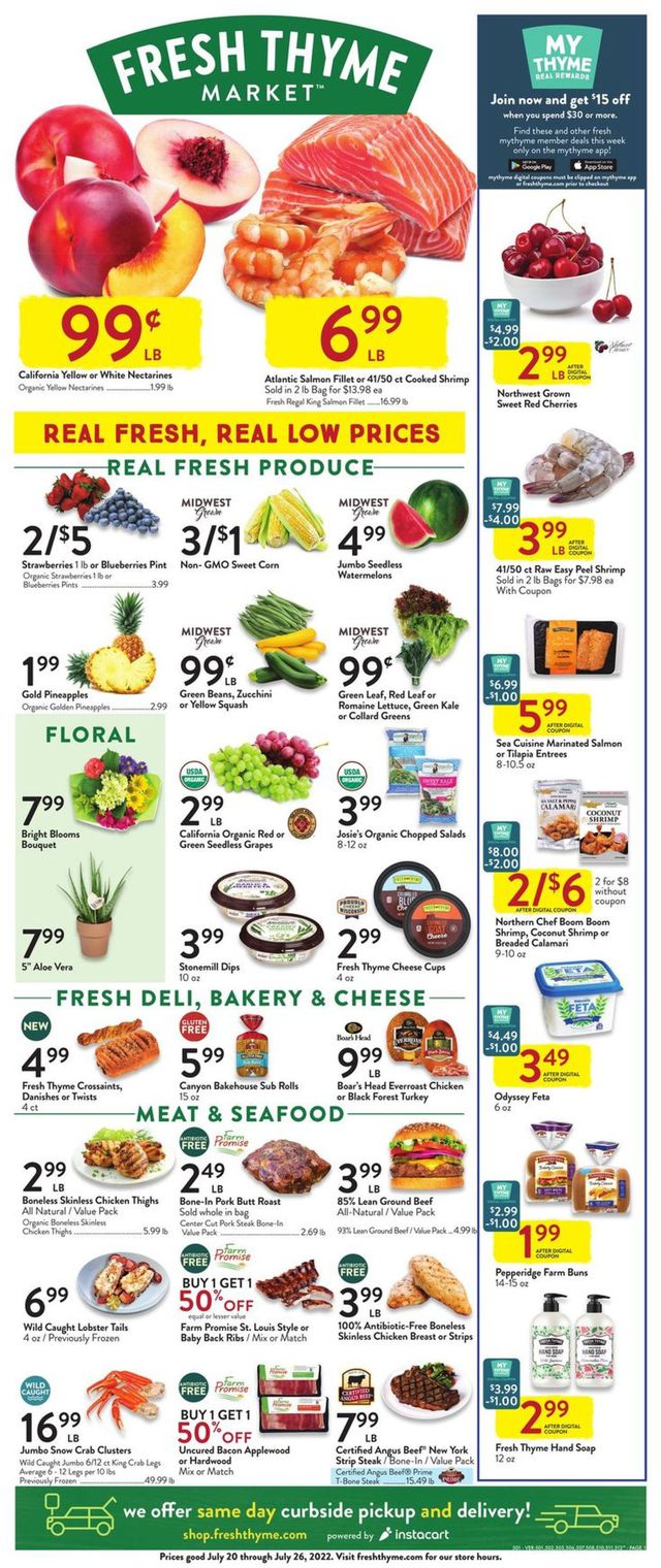 Fresh Thyme Ad from 07/20/2022