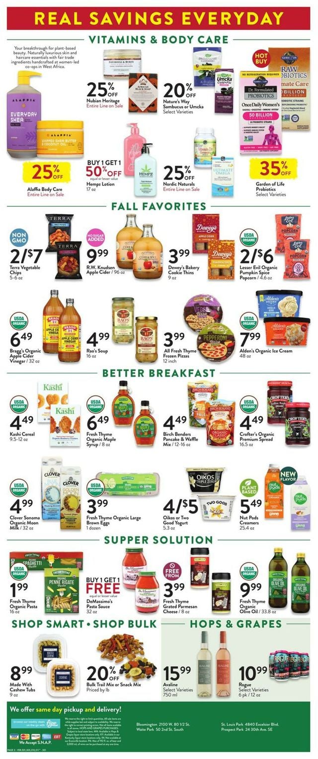 Fresh Thyme Ad from 09/14/2022