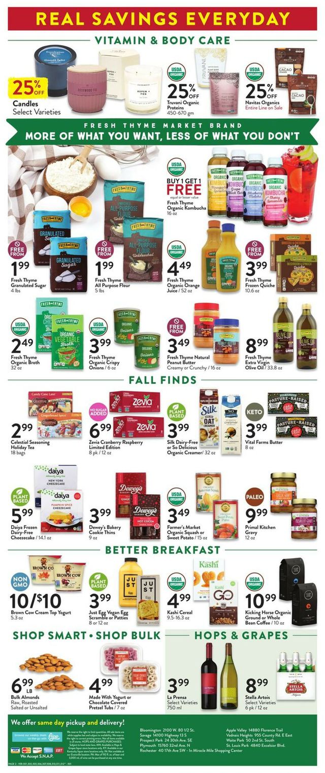 Fresh Thyme Ad from 11/09/2022