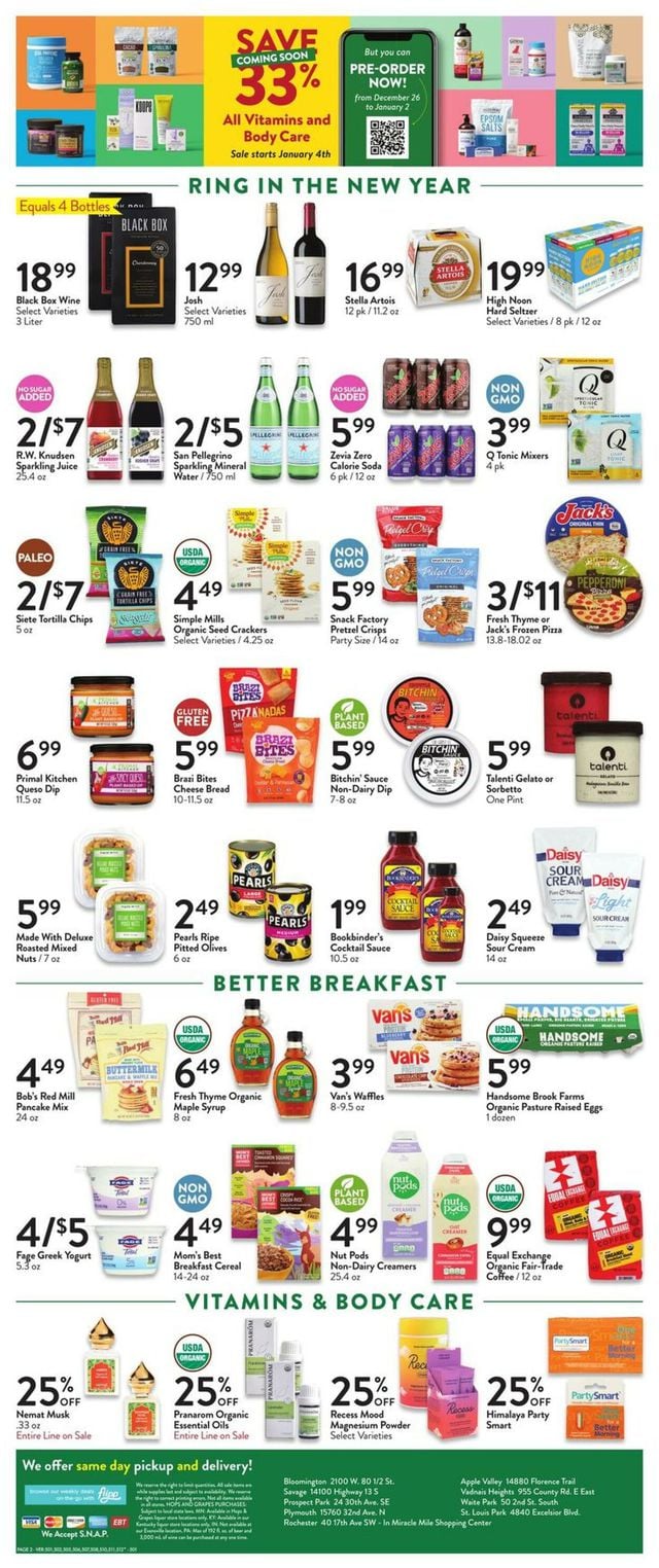 Fresh Thyme Ad from 12/26/2023