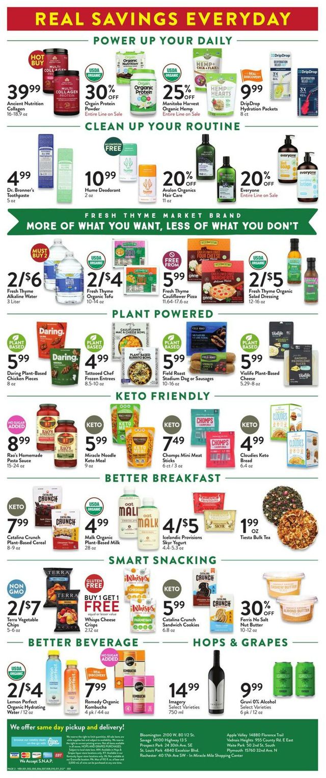 Fresh Thyme Ad from 01/11/2023
