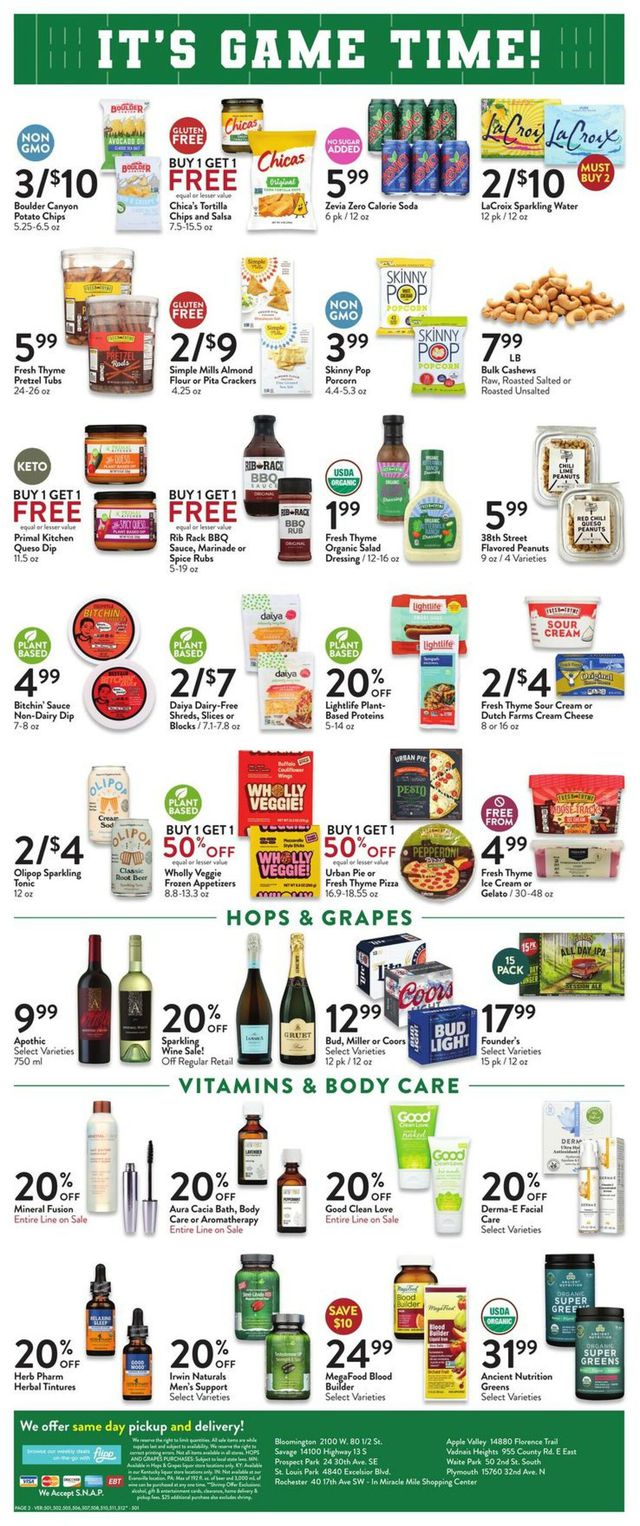 Fresh Thyme Ad from 02/08/2023